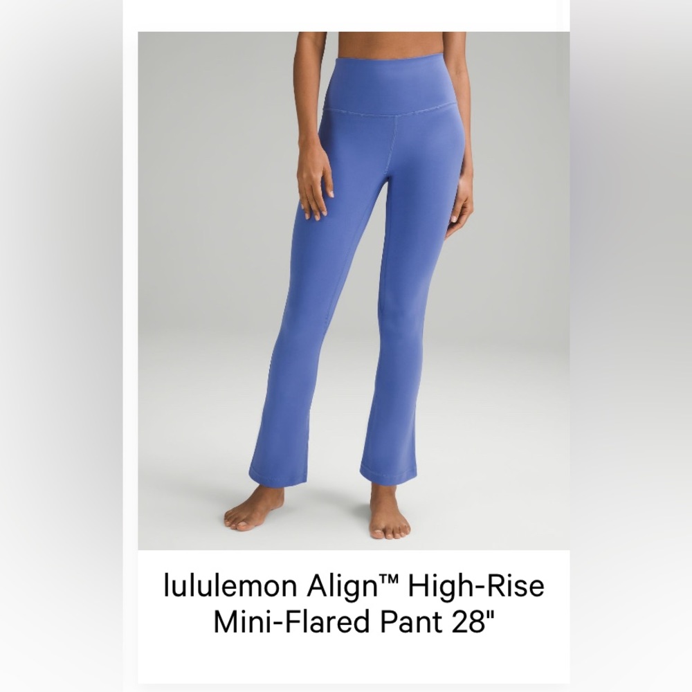 Lululemon Align High-Rise Mini Flare Yoga Pants 28”